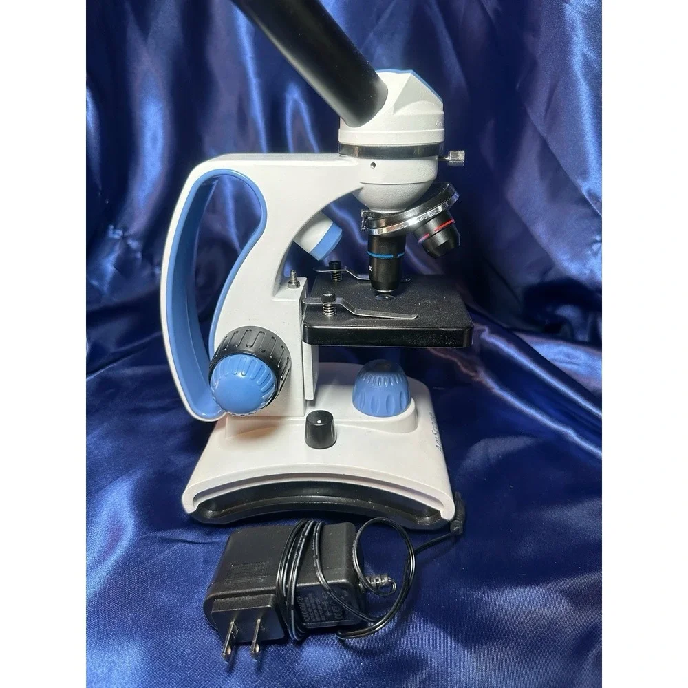 AmScope M50 Style Student Compound Microscope (40X - 1000X Mag) Slide Kit/manual